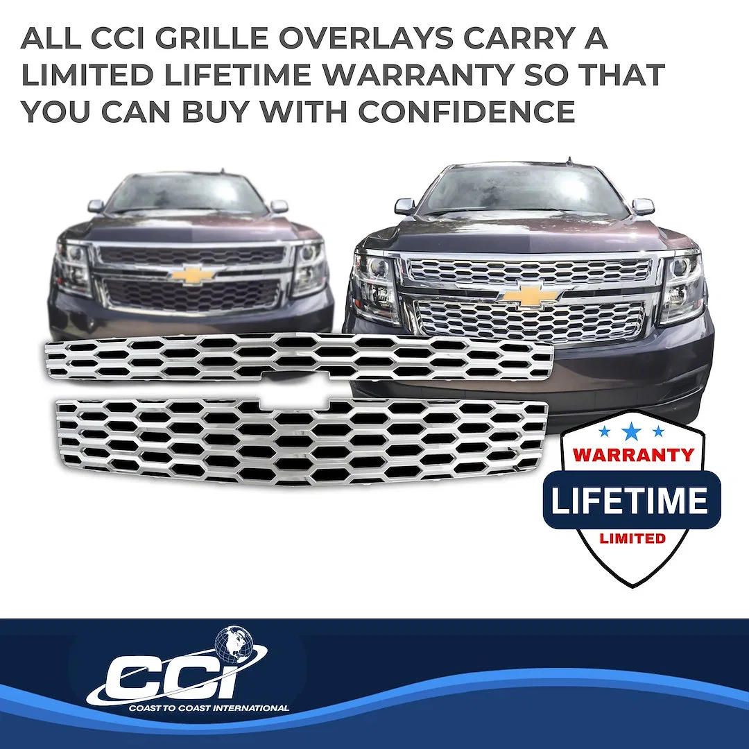 IWCGI127 – COAST2COAST Grille Insert, Overlay 2 Piece Chrome Plated ABS Plastic - view 3